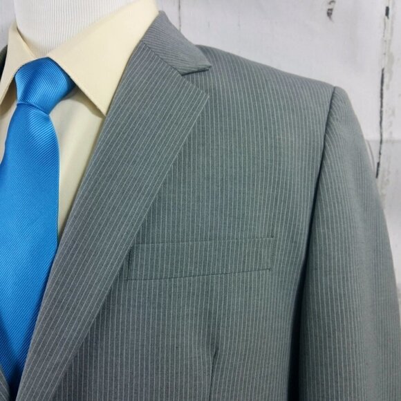 Merona Other - Merona 44R Gray Pinstripe Suit Blazer Sports Coat